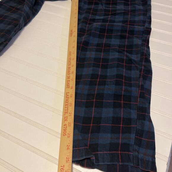 Bundle Of Men’s Flannel Pajama Pants Size Small 2 Items Black Navy - Picture 10 of 12